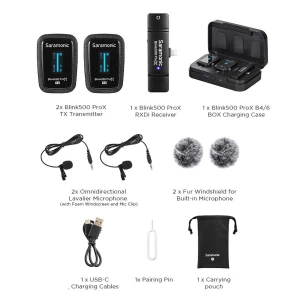 میکروفون بی‌‌ سیم سارامونیک مدل Blink500 Prox B4
